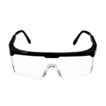 XYEHS 203 Polycarbonate Impact Resistant Safety Glasses with Large Lens, Telescopic Temples, Sideshields, Soft Nose Pad, Anti-Scratch, Anti-UV Eyeglasses Goggles - Image 4