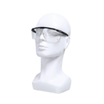 XYEHS 203 Polycarbonate Impact Resistant Safety Glasses with Large Lens, Telescopic Temples, Sideshields, Soft Nose Pad, Anti-Scratch, Anti-UV Eyeglasses Goggles - Image 3