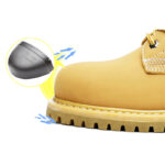 XYEHS 305 Nubuck Leather Insulated Safety Work Shoes, Thickened Tendon Outsole, Steel Toe Cap & Steel Plate Mid Sole, Impact & Puncture Resistant Work Sneakers, Anti-Static, Abrasion Resistant & Anti-Slip Footwear - Image 3