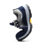 XYEHS 607-CS Suede Cow Leather Safety Work Shoes with PU Sole, Anti-Slip Climbling Footwear, Steel Toe Cap & Steel Plate Mid Sole, Impact & Puncture Resistant Work Sneakers, - Image 2