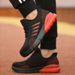 XYEHS 618 Lightweight & Breathable Fly Woven Fabric Safety Work Shoes, Steel Toe Cap, Aramid Mid-Sole, Impact & Puncture Resistant Work Sneakers, Anti-Skidding, Rubber Sole, Mesh Lining - Image 2