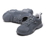 XYEHS 652-L Cow Leather Safety Work Shoes with EVA Outsole & Aramid Midsole, Steel Toe Cap, Impact & Puncture Resistant Work Sneakers, Anti-Slip Footwear - Image 5