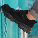 XYEHS 661 Pigskin Leather Safety Work Shoes with EVA Outsole & Aramid Midsole, Steel Toe Cap, Impact & Puncture Resistant Work Sneakers, Anti-Slip Footwear - Image 2