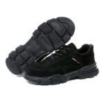 XYEHS 661 Pigskin Leather Safety Work Shoes with EVA Outsole & Aramid Midsole, Steel Toe Cap, Impact & Puncture Resistant Work Sneakers, Anti-Slip Footwear - Image 6