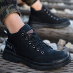 XYEHS 679 Cowhide Leather Safety Work Boots with PU Outsole, Steel Toe Cap & Aramid Midsole, Heat Resistant Welding Boots, Impact & Puncture Resistant Safety Shoes - Image 3