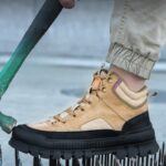 XYEHS 683 Suede Cow Leather Safety Work Shoes with Rubber Outsole, Steel Toe Cap & Aramid Midsole, Heat Resistant Mid-Top Welding Shoes, Impact & Puncture Resistant Industrial Insulated Footware - Image 3