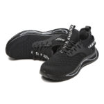 XYEHS 803 Lightweight & Breathable Fly Woven Fabric Safety Shoes, Anti-Slip Work Sneakers, Steel Toe Cap, Aramid Mid-Sole, Rubber Outsole, Impact & Puncture Resistant - Image 8