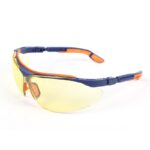 XYEHS 9160520 Polycarbonate Anti-Fog Safety Glasses, Adjsutable Temples, High-Speed Partical Impact Resistant Eyeglasses Goggles, UV Protection