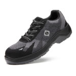 XYEHS FZ6-2 Fly Woven Fabric Safety Work Shoes, Steel Toe Cap & Steel Plate, TPU Reflective, Impact & Puncture Resistant Work Sneakers, SRC Anti-Skidding, Dual PU Outsole, Breathable Mesh Lining - Image 4