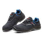 XYEHS GB-2105 Suede Cow Leater Safety Work Shoes, Impact Resistant Steel Toe Cap, Aramid Puncture Resistant Work Sneakers, Anti-Slip Footwear, Dual-Density PU Outsole - Image 6