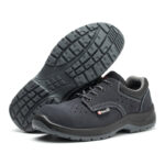 XYEHS GB-614L Suede Cow Leather Safety Work Shoes, Impact & Puncture Resistant Work Sneakers, Anti-Static & Anti-Slip Footwear, Dual-density PU Outsole, High-Density Mesh - Image 2