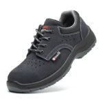 XYEHS GB-614L Suede Cow Leather Safety Work Shoes, Impact & Puncture Resistant Work Sneakers, Anti-Static & Anti-Slip Footwear, Dual-density PU Outsole, High-Density Mesh - Image 4