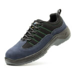 XYEHS GB-6622 Suede Cow Leather Safety Work Shoes, Steel Toe Cap, Impact & Puncture Resistant Work Sneakers, Oil-proof Anti-Slip Footwear, Dual-density PU Outsole, High-Density Mesh - Image 4