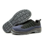 XYEHS GB-6622 Suede Cow Leather Safety Work Shoes, Steel Toe Cap, Impact & Puncture Resistant Work Sneakers, Oil-proof Anti-Slip Footwear, Dual-density PU Outsole, High-Density Mesh - Image 2