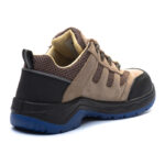 XYEHS GB-6626 Suede Cow Leather Safety Work Shoes with Steel Toe Cap & Steel Plate, Impact & Puncture Resistant Work Sneakers, Anti-Slip Footwear, Dual PU Outsole, Breathable Mesh - Image 4