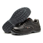 XYEHS GB-801N Split Cow Leather Safety Work Shoes, Impact & Puncture Resistant Work Sneakers, Anti-Static & Anti-Slip Footwear, Dual-density PU Outsole, High-Density Mesh - Image 2