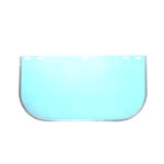 XYEHS M1012 Polycarbonate Full Face Shield Protective Clear Visor with Aluminum Spring Bracket Adapter, High Temperature Resistance, 1mm Face Screen Safety Mask with Aluminum Brim - Image 8