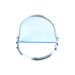 XYEHS M1012 Polycarbonate Full Face Shield Protective Clear Visor with Aluminum Spring Bracket Adapter, High Temperature Resistance, 1mm Face Screen Safety Mask with Aluminum Brim - Image 6