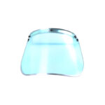 XYEHS M1012 Polycarbonate Full Face Shield Protective Clear Visor with Aluminum Spring Bracket Adapter, High Temperature Resistance, 1mm Face Screen Safety Mask with Aluminum Brim - Image 3