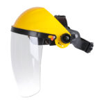 XYEHS M1019 Full Face Shield Protective Mask Kit with ABS Crown, 2mm PC Clear Visor Window, Heat & Chemical Resistant, Ratcheting Safety Headgear - Image 3