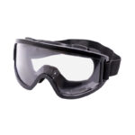 XYEHS S2006F 1.8mm Polycarbonate Foam-Lined Safety Goggles with Large Lens, Anti-Fog & Impact Resistant Eyeglasses, Adjustable Headband, Black Frame with Foam Edge