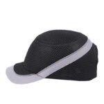 XYEHS SR-1032 Safety Baseball Hat Style Bump Cap, Impact Resistant HDPE Shell Insert, EVA Cushion, Lightweight Safety Hard Hat, Reflective Strip, Short Brim, Breathable Hat Comfortable Head Protection Cap