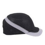 XYEHS SR-1032 Safety Baseball Hat Style Bump Cap, Impact Resistant HDPE Shell Insert, EVA Cushion, Lightweight Safety Hard Hat, Reflective Strip, Short Brim, Breathable Hat Comfortable Head Protection Cap - Image 3