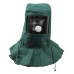 XYEHS 0601 Canvas Sandblaster Shawl Cap Sandblasting Hood Sand Helmet with Air Vent, Anti-Sand Hood Sand Mask for Spraying Sanding Cutting Woodworking - Image 2