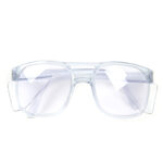 XYEHS 1408L Impact Resistant Safety Glasses with Clear Polycarbonate Lenses & CA Frame, Sideshields, Splash & UV Protection, Eyeglasses Goggles - Image 2