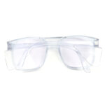 XYEHS 1408L Impact Resistant Safety Glasses with Clear Polycarbonate Lenses & CA Frame, Sideshields, Splash & UV Protection, Eyeglasses Goggles - Image 4