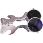 XYEHS 1928 Handheld Safety Fire Glass Flame Resistant Lens, Portable Bottle Opener, High Temperature Resistant for Welding, Metal Fabrication, Hot Glass Working, Foundry Work - Image 5