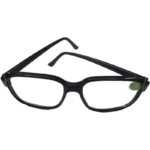 XYEHS 868 Non-Prescription Glasses with Clear Glass Lenses & Red Flower Plastic Frame Eyeglasses - Image 2