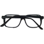 XYEHS 868 Non-Prescription Glasses with Clear Glass Lenses & Red Flower Plastic Frame Eyeglasses - Image 3