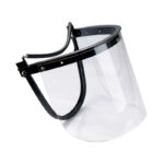 XYEHS 305-1 Polycarbonate Full Face Shield Protective Clear Visor with Aluminum Bracket Adapter, Heat Resistant, 2mm/3mm/4mm Face Screen Safety Mask