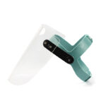 XYEHS 307 Transparent PC Window Face Shield Visor Kit, 2mm Face Screen Half Enclosed Safety Mask With Adjustable Viewing Angle & Pin Lock Headband - Image 3