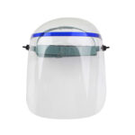 XYEHS 308-2 Full Transparent Plexiglass Face Shield Visor Kit, 2mm Face Screen Fully Enclosed Safety Mask with Adjustable Pin Lock, UV Protection