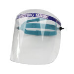 XYEHS 308 Full Transparent Plexiglass Window & Crown Face Shield Visor Kit, 2mm Face Screen Fully Enclosed Safety Mask with Adjustable Pin Lock, UV Protection