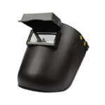 XYEHS 502 Helmet Mounted PP Front Welding Face Mask with Dual Flip Up Lenses, Protective Welding Face Shield (Hard Hat Not Include)