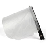 XYEHS 305-1 Polycarbonate Full Face Shield Protective Clear Visor with Aluminum Bracket Adapter, Heat Resistant, 2mm/3mm/4mm Face Screen Safety Mask - Image 2