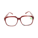 XYEHS 9320 Non-Prescription Glasses with Clear Glass Lenses & Red Flower Plastic Frame Eyeglasses - Image 2