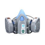 XYEHS 9400A Reusable Half Respirator Mask with 2x ≥95% Gas Filter Cartridges, Face Cover Face Shield for Gases, Dust, Vapors, Chemicals, Paint, Spray