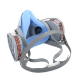 XYEHS 9400A Reusable Half Respirator Mask with 2x ≥95% Gas Filter Cartridges, Face Cover Face Shield for Gases, Dust, Vapors, Chemicals, Paint, Spray - Image 4