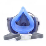 XYEHS 9400B Reusable Half Respirator Mask with 2x Dust Fliter Cartridges & 2x ≥95% Dust Filter Cotton, Face Cover Face Shield for Woodworking, Painting, Machine Polishing, Welding - Image 4