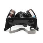 XYEHS 9600A Reusable Half Respirator Mask with PC Goggles, 2x 95% Gas Fliter Cartridges, Face Cover Face Shield, Protect against Gas, Paint, Dust, Chemicals - Image 5