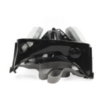 XYEHS 9600B Reusable Half Respirator Mask with PC Goggles, 2x Dust Fliter Cartridges & 2x ≥95% Dust Filter Cotton, Face Cover Face Shield - Image 4