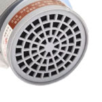 XYEHS 9700A Reusable Half Respirator Mask with 2x ≥95% Gas Filter Cartridges, Face Cover Face Shield for Gases, Dust, Vapors, Chemicals, Paint Spray - Image 4