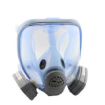 XYEHS 9900-3 Reusable Full Face Respirator Mask, 2x 95% Gas Fliter Cartridges, Wide View Face Shield, Elastic 5-Point Headband for Gas, Paint, Dust, Chemicals - Image 4