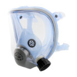 XYEHS 9900E Reusable Full Face Respirator Mask with Activated Carbon Gas Filter & Air Supply Hose, Wide View Face Shield, Elastic 5-Point Headband - Image 5