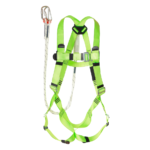 XYEHS Safety Harness with Lanyard & Single/Double Hook Kit, 5 Point Adjustment Fall Protection, Back D Ring - Image 3