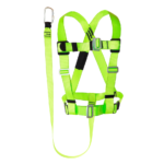 XYEHS Safety Harness with Lanyard & Single/Double Hook Kit, 4-Point Adjustment Fall Protection, Waist Band, Back D Ring - Image 3
